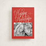 "Peppermint Twist" - Holiday Cards in Candy Apple by Jessica Williams - Front