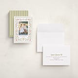 "Lafayette" - Holiday Cards in Sage by Melanie Kosuge - Assembled