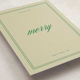 "merry merry" - Holiday Cards in Emerald by Jen Ramsey - Detail