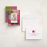 "joyful check" - Holiday Cards in Candy by Sumak Studio - Assembled