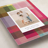 "joyful check" - Holiday Cards in Candy by Sumak Studio - Detail