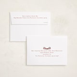"Angelina" - Holiday Cards in Berry by Pati Cascino - FREE Recipient Addressing