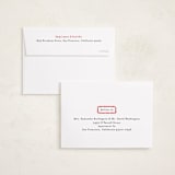 "hand drawn scallop" - Holiday Cards in Berry by Sara Hicks Malone - FREE Recipient Addressing