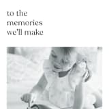 "To the memories we'll make" - Holiday Cards in Charcoal by Blustery August - Detail