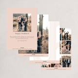"Doorway." - Holiday Cards in Mauve by Nazia Hyder - Back of Card Options