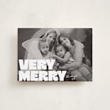 "Very Bold" - Holiday Cards in Snowflake by Jessie Steury - Front