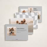 "Very Bold" - Holiday Cards in Snowflake by Jessie Steury - Back of Card Options