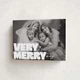 "Very Bold" - Holiday Cards in Snowflake by Jessie Steury - Folded Card