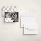 "Very Bold" - Holiday Cards in Snowflake by Jessie Steury - Assembled