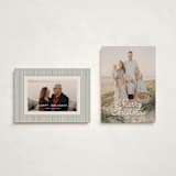 "Beach Town" - Holiday Cards in Sand by Ani Somi - Photo Orientation Options