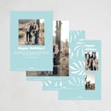 "Aloha" - Holiday Cards in Frost by Pine Street Creative - Back of Card