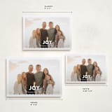 "Joy Scallop" - Holiday Cards in Snow by Stephanie Hawkes - Formats Available