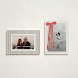 "Robin" - Holiday Cards in Cherry by Pati Cascino - Photo Orientation Options