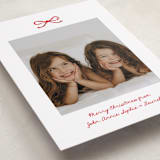 "Mini Bow" - Holiday Cards in Candied Apple by Kelly Watkins - Detail