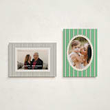 "Historic Frame" - Holiday Cards in Mint by Morgan Kendall - Photo Orientation Options