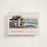 "Scripted Holiday" - Holiday Cards in Wintermint by Mansi Verma - Front