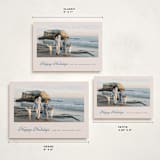 "Scripted Holiday" - Holiday Cards in Wintermint by Mansi Verma - Formats Available