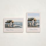 "Scripted Holiday" - Holiday Cards in Wintermint by Mansi Verma - Photo Orientation Options