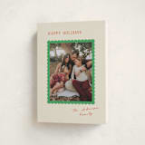 "Sweet scallop" - Holiday Cards in Jolly Fern by Cass Loh - Folded Card