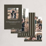 "Type Frame" - Holiday Cards in Stone by Brianne Larsen - Back of Card Options
