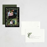 "Rustic Floral" - Holiday Cards in Wreath by Heather Cairl - Assembled