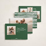 "Painted Frame Edge" - Holiday Cards in Forest by Alethea and Ruth - Back of Card Options