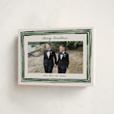 "Painted Frame Edge" - Holiday Cards in Forest by Alethea and Ruth - Folded Card
