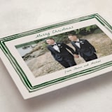 "Painted Frame Edge" - Holiday Cards in Forest by Alethea and Ruth - Detail