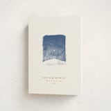 "Tiny Nativity" - Holiday Cards in Linen by Robert and Stella - Folded Card