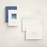 "Tiny Nativity" - Holiday Cards in Linen by Robert and Stella - Assembled