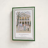 "Drawn Together in Blessings" - Holiday Cards in Wreath by Jacquie Foster - Folded Card
