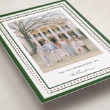 "Drawn Together in Blessings" - Holiday Cards in Wreath by Jacquie Foster - Detail