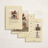 "Confetti Type Party" - Holiday Cards in Cozy Confetti by Alisa Galitsyna - Back of Card Options