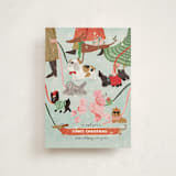 "Furry Christmas" - Holiday Cards in Winter by Menci Zaga - Front