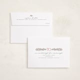 "Joyful-Bow" - Holiday Cards in Crimson by BR Designs - FREE Recipient Addressing