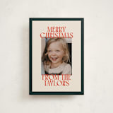 "Cheerful Stack" - Holiday Cards in Mistletoe by Ekko Studio - Front