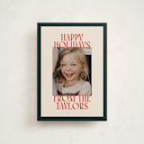 "Cheerful Stack" - Holiday Cards in Mistletoe by Ekko Studio - Front
