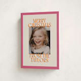 "Cheerful Stack" - Holiday Cards in Gumdrop by Ekko Studio - Folded Card