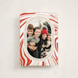"Peppermint Flavor" - Holiday Cards in Peppermint by Oscar and Emma - Karly Depew - Front