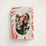 "Peppermint Flavor" - Holiday Cards in Peppermint by Oscar and Emma - Karly Depew - Folded Card