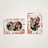 "Peppermint Flavor" - Holiday Cards in Peppermint by Oscar and Emma - Karly Depew - Photo Orientation Options