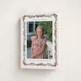 "Boughs of Bows" - Holiday Cards in Candy Cane by Sarah Knight - Folded Card