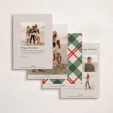 "Oh what fun script" - Holiday Cards in Forest by Karidy Walker - Back of Card Options