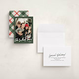"Oh what fun script" - Holiday Cards in Forest by Karidy Walker - Assembled