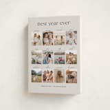 "Best Year" - Holiday Cards in Crêpe by Olivia Williams - Folded Card