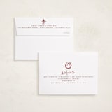"quirky fun" - Holiday Cards in Wine by Cass Loh - FREE Recipient Addressing