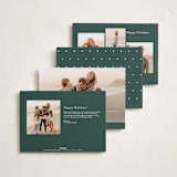 "Dotted" - Holiday Cards in Pine by Carolyn MacLaren - Back of Card Options