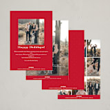 "Holly Jolly Holla" - Holiday Cards in Holly by Michelle Poe - Back of Card Options