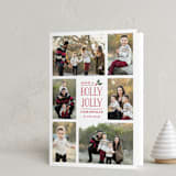 "Holly Jolly Holla" - Holiday Cards in Holly by Michelle Poe - Folded Card