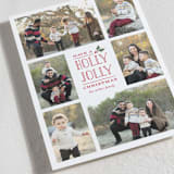 "Holly Jolly Holla" - Holiday Cards in Holly by Michelle Poe - Detail